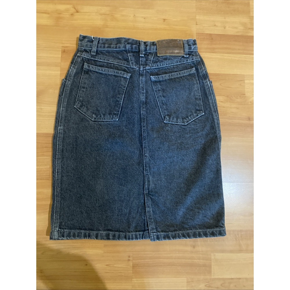 Marithe Francois Girbaud Vintage Y2K Straight Denim Jean Skirt -Size 5/6 - Picture 5 of 10